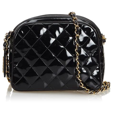 Chanel's black patent 